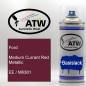 Preview: Ford, Medium Currant Red Metallic, EE / M6381: 400ml Sprühdose, von ATW Autoteile West.